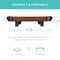 Best Choice Products 40in Air Hockey Arcade Table w/ 100V Motor, Electric Fan, 2 Strikers, 2 Pucks